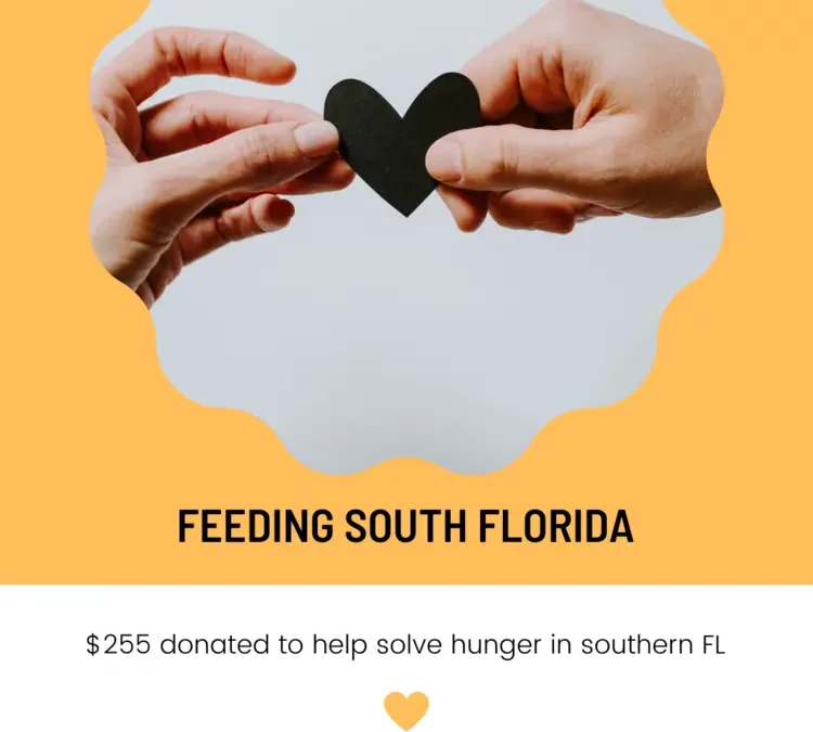 Feeding South FL: $255.95 donated!